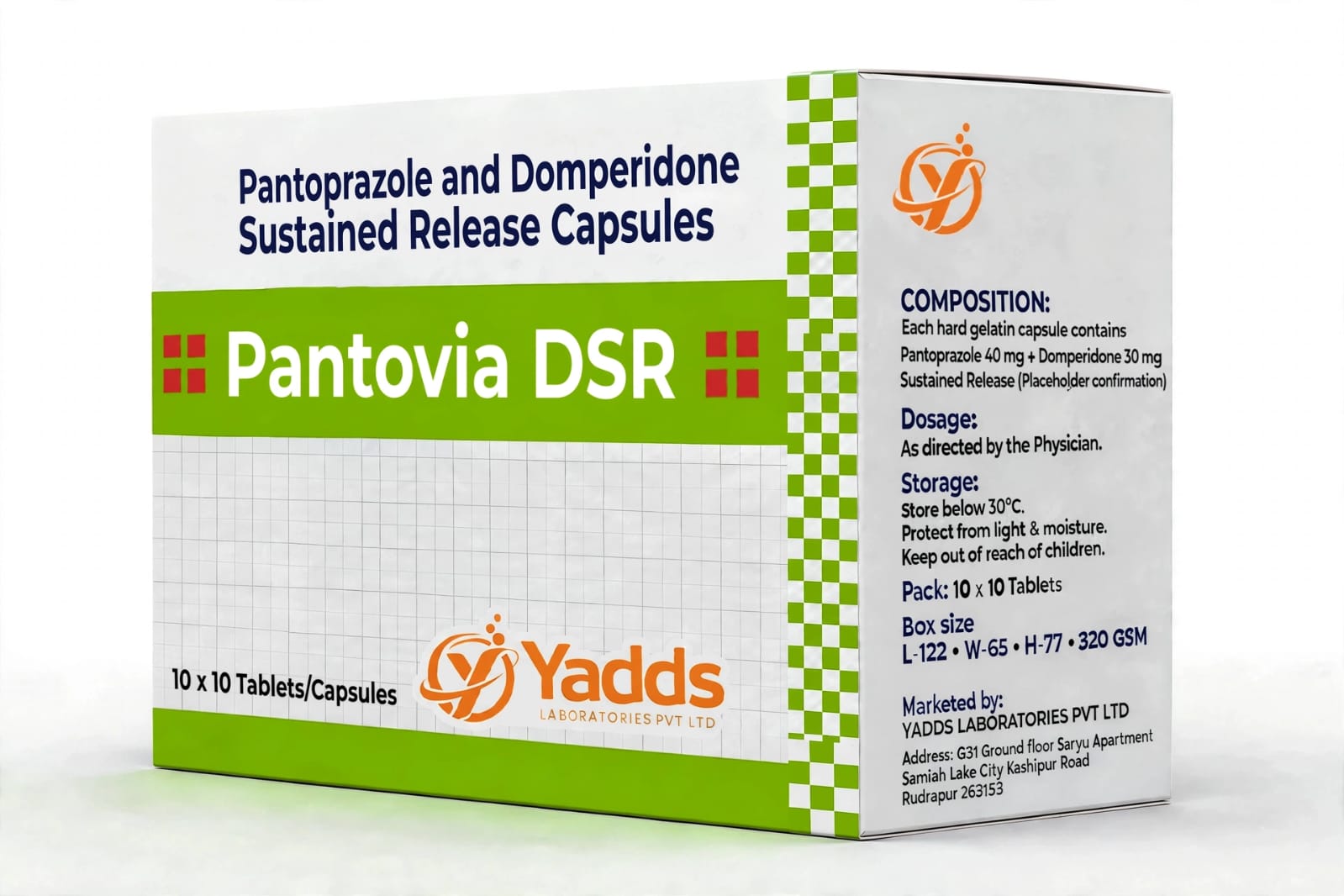 Pantovia DSR — Pantoprazole & Domperidone Sustained Release Capsules